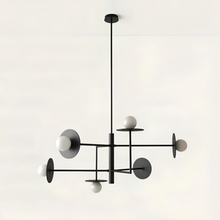 Miro Modern Sarkıt Avize - Cam Küre & Metal Gövde
