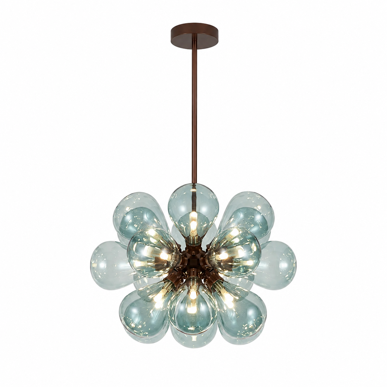 1 Navy Blue Bloom Avize - Görsel 1